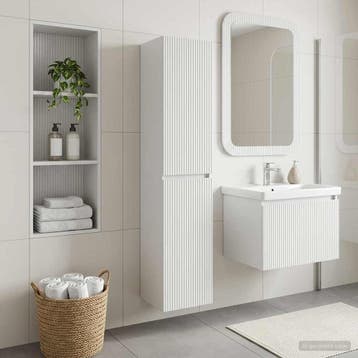 Badkamerkast Wit 160cm | 54% Korting Retour Deal, (Half)hoge kast, Minder dan 50 cm, Gebruikt, Verzenden