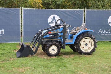 Veiling: Minitractor Iseki TF19F Diesel 19pk met voorlader, Ophalen