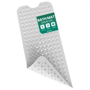Avalo Badmat / Antislipmat Douche - 100x40CM - Wit, Verzenden, Nieuw