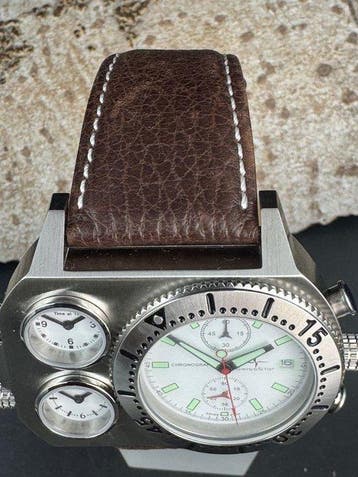 Swiss Star - Aviator 3 Times - Sans prix de réserve - Homme, Handtassen en Accessoires, Horloges | Heren, Nieuw