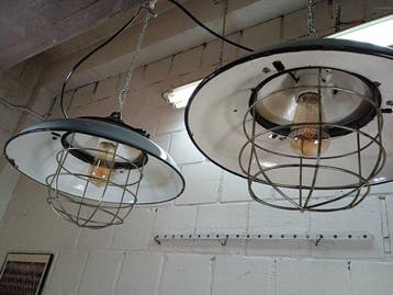 Plafondlamp - Oké 2 - Staal, Gietijzer - Industriële