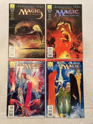 Magic the Gathering 13 comics from 1995 to 1998 - No Reserve