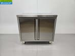 Armoire de travail en acier inoxydable 2 portes Premium-line, Verzenden