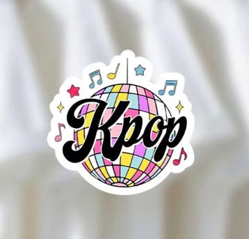 Embleem 2D voor op kleding stof - KPOP - discobal - opstr..., Verzenden, Nieuw, Overige typen