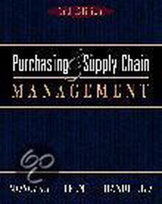 Purchasing And Supply Chain Management with Infotrac, Livres, Langue | Anglais, Envoi