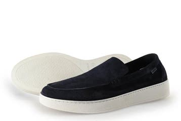 Manfield Loafers in maat 43 Blauw, Kleding | Heren, Loafers, Manfield, Zo goed als nieuw, Verzenden