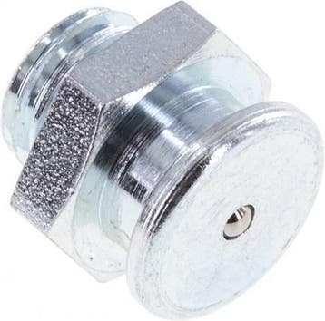 Graisseur plat à tête 16mm Acier M12 DIN 3404 [5 Pièces]., Verzenden