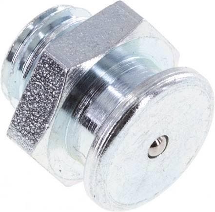 Graisseur plat à tête 16mm Acier M12 DIN 3404 [5 Pièces]., Bricolage & Construction, Ventilation & Extraction, Envoi