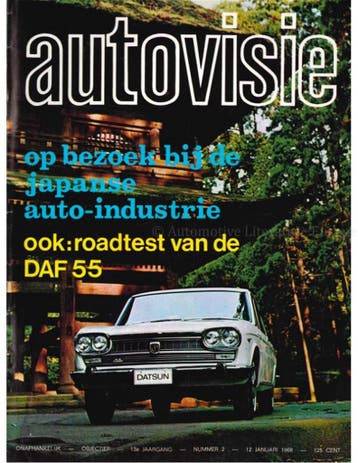 1968 AUTOVISIE MAGAZINE 02 NEDERLANDS, Ophalen of Verzenden