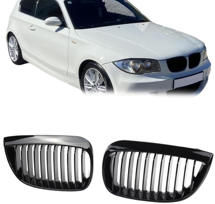 Grillen set | Nieren | geschikt voor BMW 1-serie | E87 5-Doo, Auto-onderdelen, Carrosserie, Nieuw, BMW, Verzenden