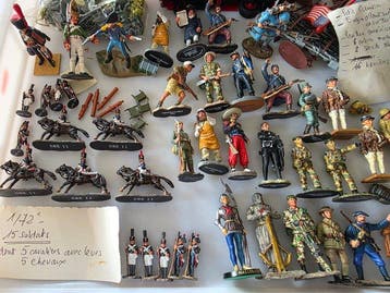 Lot Figurine Soldats Plomb Peint (Del Prado 54mm, Empire,, Nieuw