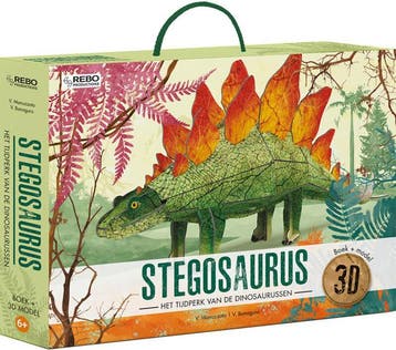 Stegosaurus - Boek en 3D model (Goed), Verzenden