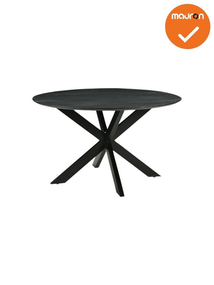 Harper Vergadertafel- 130 cm - Zwarte Stervoet - Bladkleur n, Articles professionnels, Aménagement de Bureau & Magasin | Mobilier de bureau & Aménagement