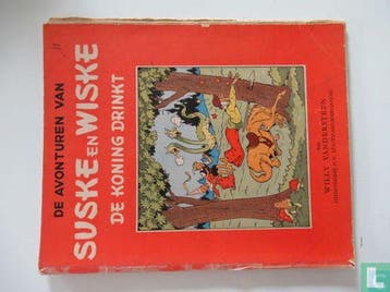 Suske en Wiske - De koning drinkt  - 1952, Boeken, Eén stripboek, Verzenden, Gelezen, Vandersteen, Willy.