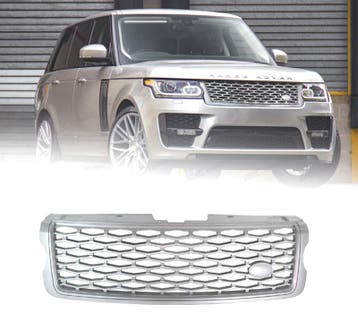 GRILLE POUR RANGE ROVER VOGUE 13-17 LOOK SVO ARGENT, Verzenden