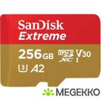SanDisk Extreme 256GB MicroSDXC Geheugenkaart, Verzenden, Nieuw
