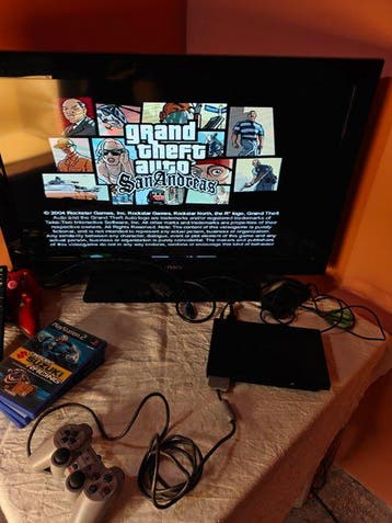 Sony - Playstation 2 - PS2 Slim old school completa +, Games en Spelcomputers, Nieuw