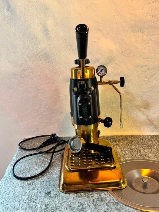 Cimbali - Koffiezetapparaat - Verguld messing - CIMBALI, Antiek en Kunst, Antiek | Keukengerei