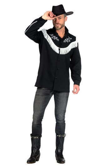 Cowboy Blouse Heren, Verzenden, Nieuw