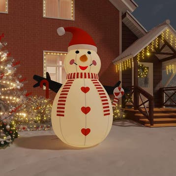 vidaXL Opblaasbare sneeuwman met LED’s 300 cm, Diversen, Verzenden, Nieuw