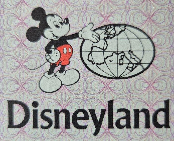 Document - Disney - Euro Disneyland S.C.A. (Euro Disney), Verzamelen, Disney