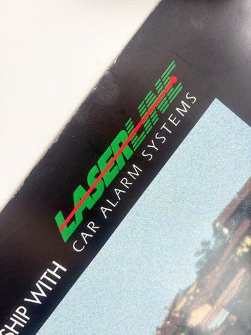 Guido Cappellini - Manifesto Promozionale Laserline Team -