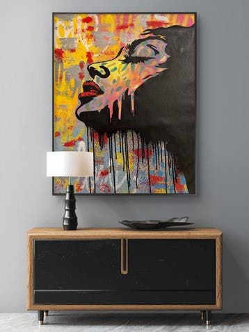 isem (1985) - Sexy face ( size 75x60cm )