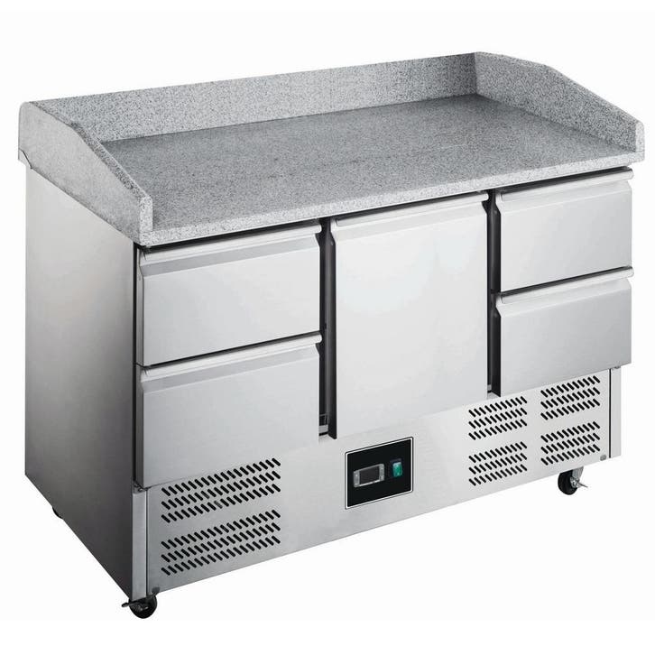 Pizzawerkbank | 368L | 1 Deur + 4 Laden (1/1 GN) |, Zakelijke goederen, Horeca | Keukenapparatuur, Nieuw in verpakking, Verzenden