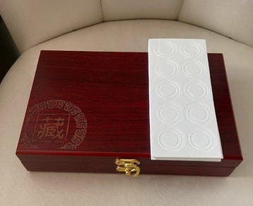 Boîte - Coffret en bois pour pièces de collection - Bois