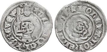 Pfennig von Rellinghausen um 1410 Limburg-grafschaft Diet..., Postzegels en Munten, Verzenden, België