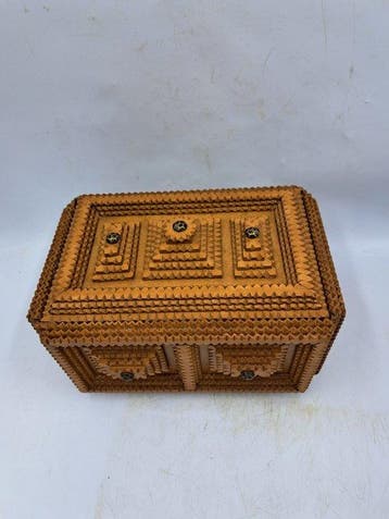 Cercueil - Trampartkist - Bois - boîte à bijoux