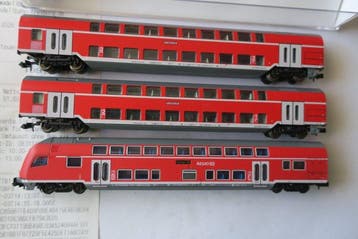 Fleischmann, Minitrix N - Ensemble de train (3) - Nouveau