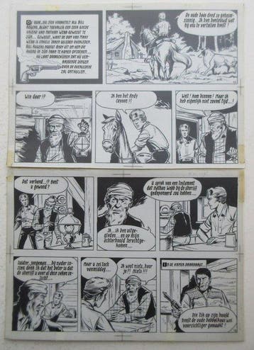 Bessy 85 - Originele pagina (p.12) - De drie vlechten - 1, Nieuw