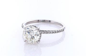Ring - 14 karaat Witgoud - 1.88ct. tw. Diamant (Natuurlijk), Nieuw