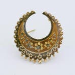 Sans prix de réserve - Broche Argent, Plaqué or -