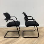 complete set van 2 stuks Sitland vergaderstoelen, zwart
