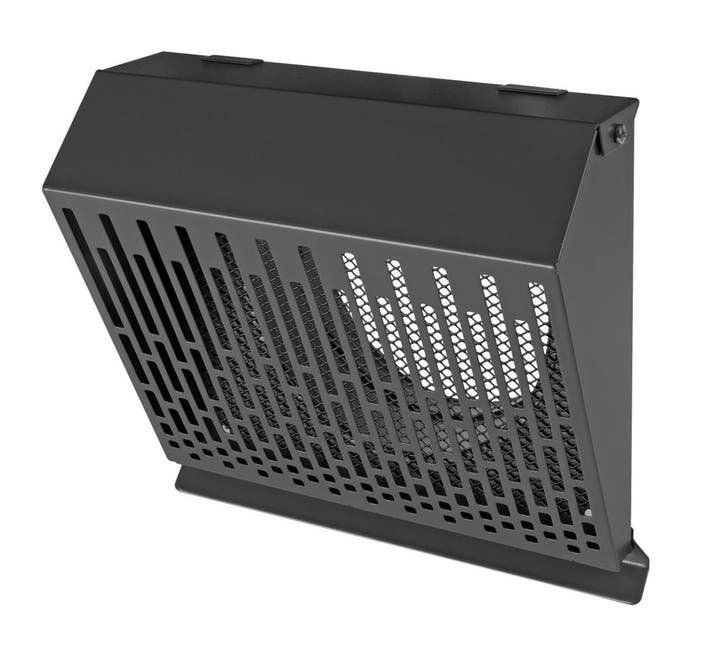Whisper Luxe Design Gevelkap 125mm - AFVOER - GRAFIETGRIJS, Doe-het-zelf en Bouw, Ventilatie en Afzuiging, Nieuw, Verzenden