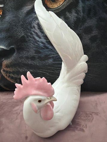 Lladró - Beeldje - Coq en porcelaine Lladró - Porselein, Antiquités & Art