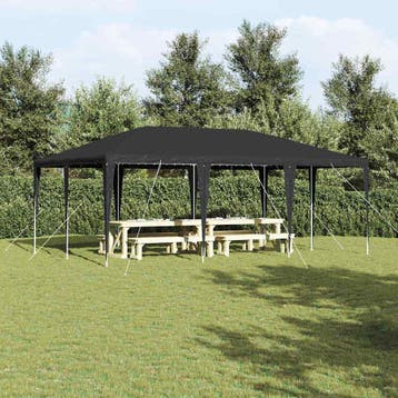 vidaXL Partytent Antraciet 600 x 400 x 266 cm Polyethyleen, Verzenden