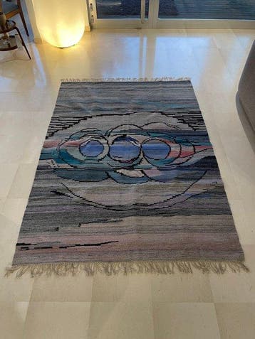 Tapis - 257 cm - 170 cm - Tapis en laine, polonais