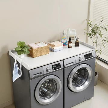 VEVOR werkblad voor wasmachine en droger 137x69,9 cm eiken, Ophalen of Verzenden