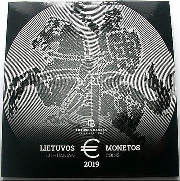 Munten set 1 Cent 2 Euro 2019 Litauen Republik, Verzenden, België