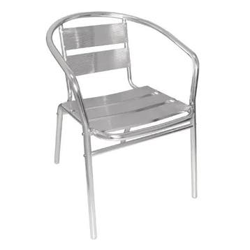 Stoelen | Aluminium | Grey | In-/Outdoor | Stapelbaar | 4, Verzenden