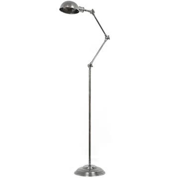 Staande lampen Messing Vloerlamp Nova Antiek Zilver, Verzenden, Nieuw, 100 tot 150 cm