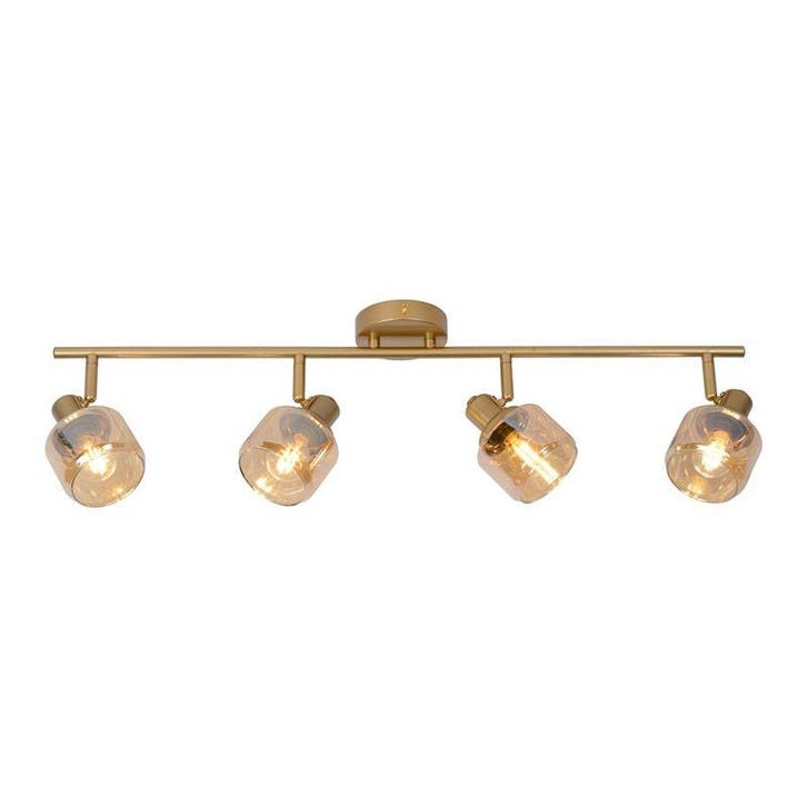 Lucide BJORN - Wandspot - 4xE14 - Mat Goud /, Huis en Inrichting, Lampen | Losse lampen, Nieuw, Verzenden