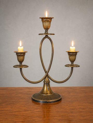 Decoratief ornament - Duitsland - paar kandelaars, Antiek en Kunst