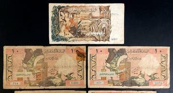 Algerije. - 7 banknotes - Various dates (Zonder