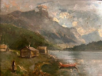 Scuola Italiana XIX secolo - Paesaggio