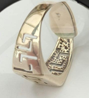 Ring - 14 karaat Geel goud - Griekse ring, Handtassen en Accessoires, Ringen, Nieuw
