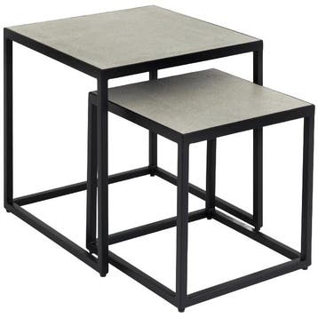 Flamant Bijzettafel Hayes, Set Van 2 - Nieuw in verpakking -, 45 tot 60 cm, Nieuw, Scandinavisch, Verzenden